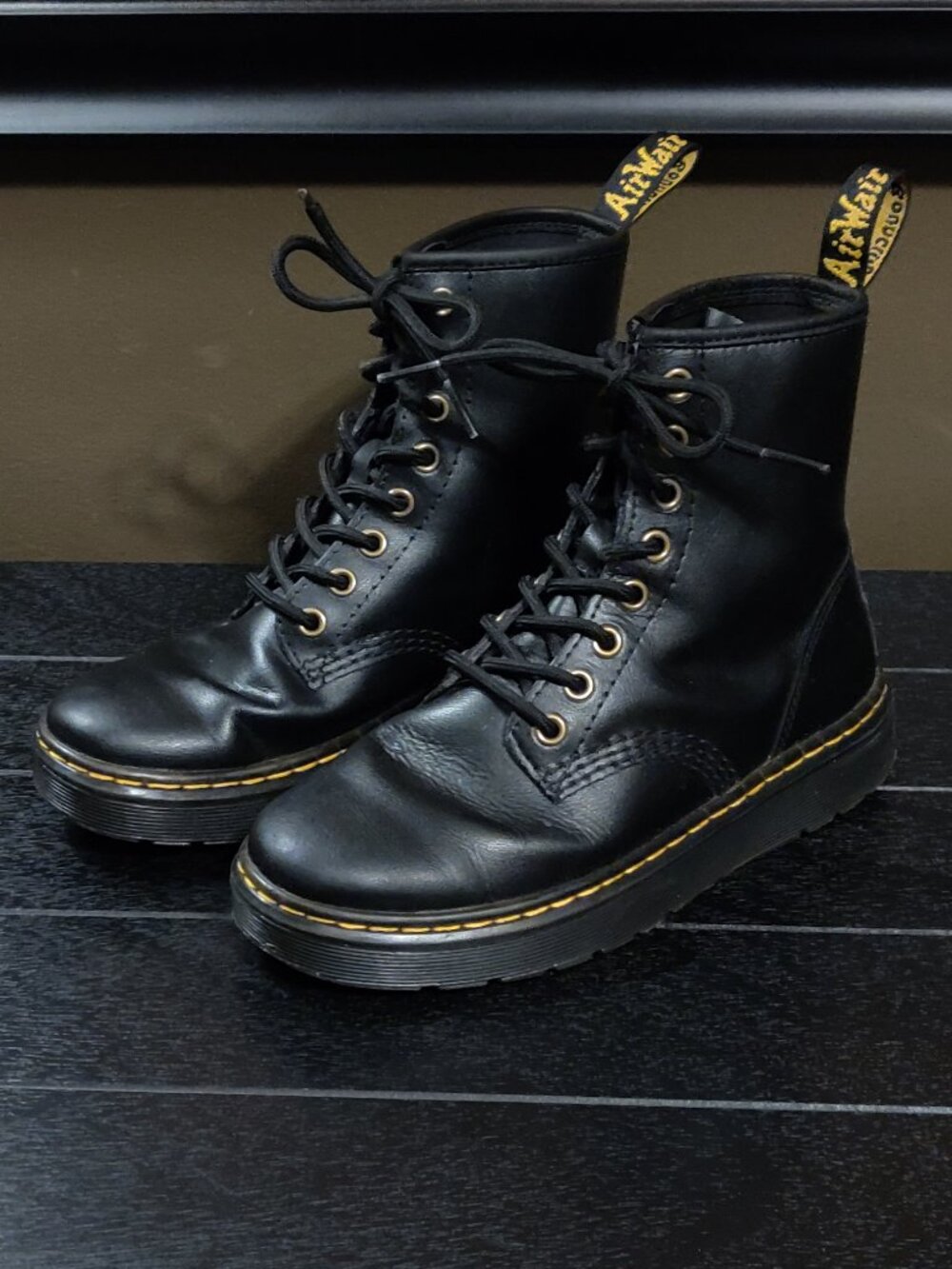Dr. Martens Zavala Boots Black Size US 5L US 4M